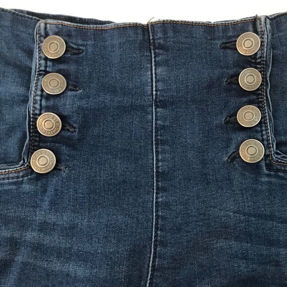 EightyTwo High-Waist Denin Mom Shorts sz 13 - Picture 5 of 8